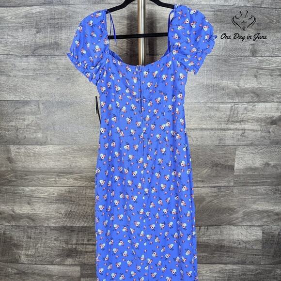 City Triangles Off Shoulder Floral Mini Dress Size M - Picture 2 of 7